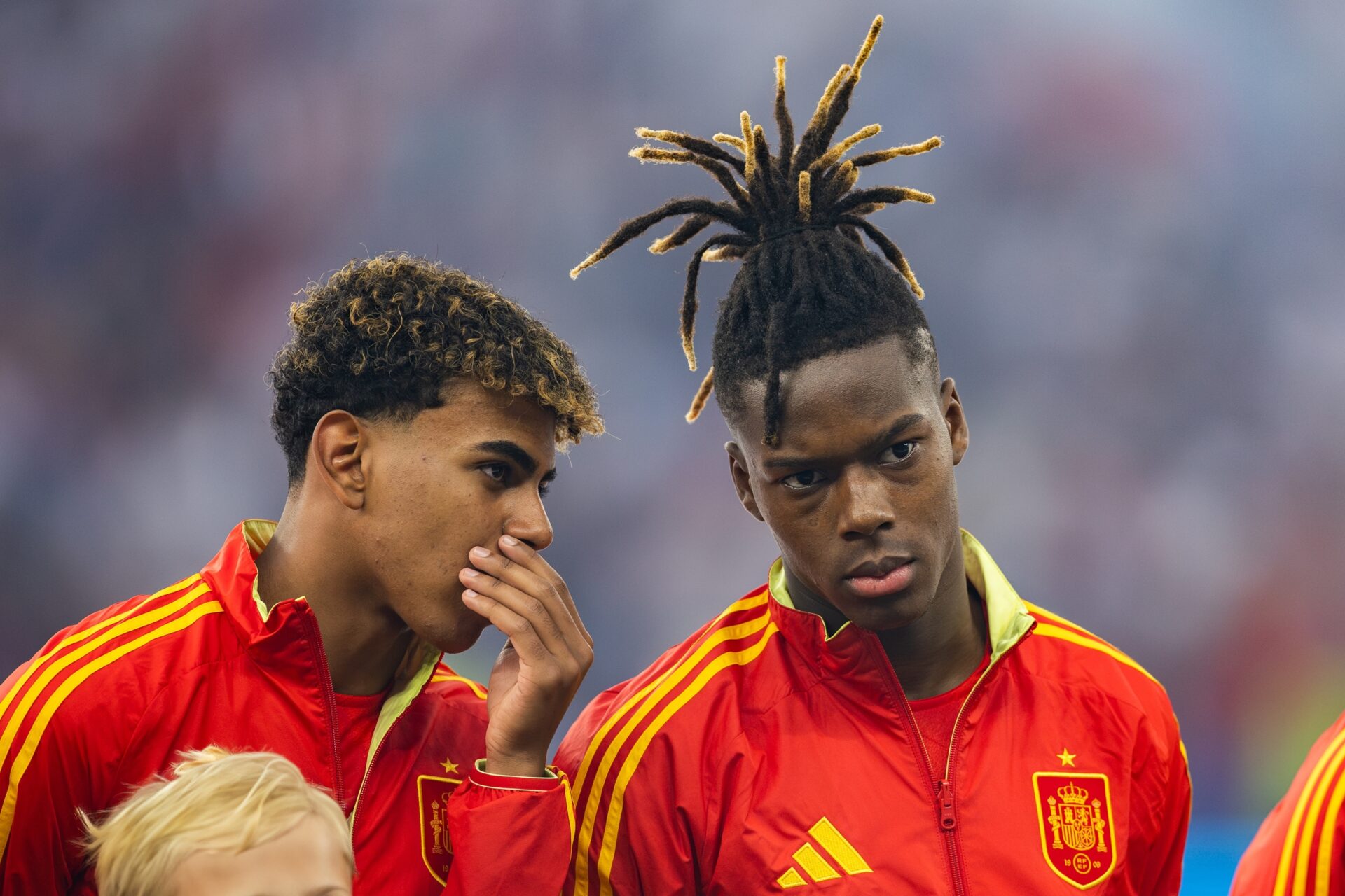 Lamine Yamal and Nico Williams