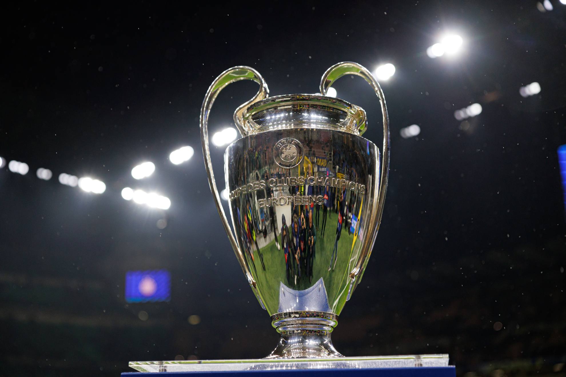 UCL Champions League trophy
